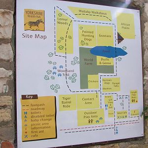 Map of Yorkshire WP 25/04/09