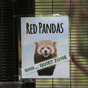red panda visitor instructions