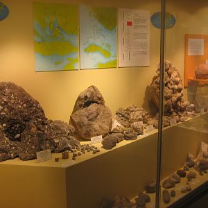 Museum für Natur und Umwelt - Geological display