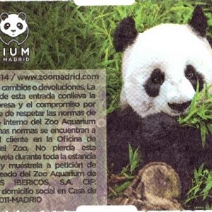 Zoo Aquarium De Madrid ticket 1.10.17