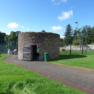 View towards Bear enclosure and viewing area