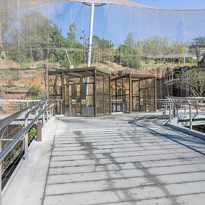 Lower aviary entrance/exit