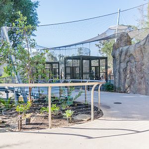 Upper aviary entrance.