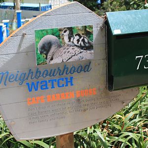 signage example in Neighbours
