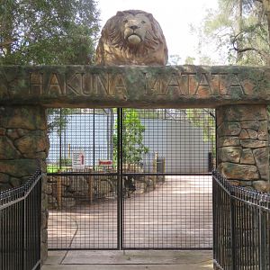 Entrance Gate to African section