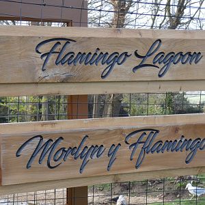 Flamingo Lagoon Entrance Signage