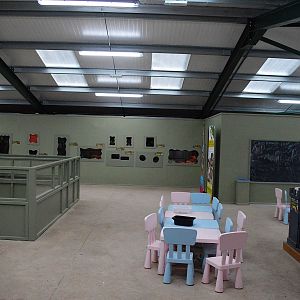 Inside new Farm Barn