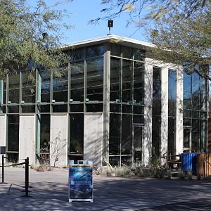 exterior (back) of new cafe