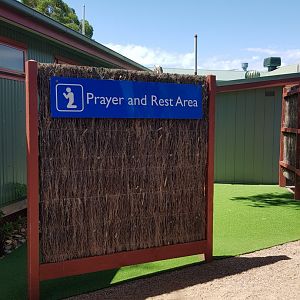 Designated prayer & rest area