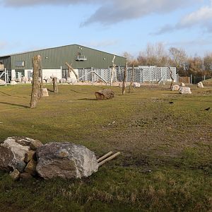 Project Elephant enclosure and house, Blackpool Zoo, 15th February 2018.