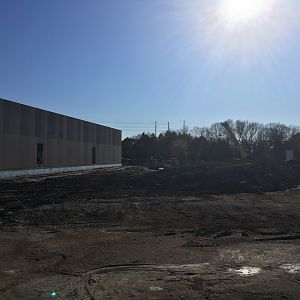 Elephant Exhibit Construction