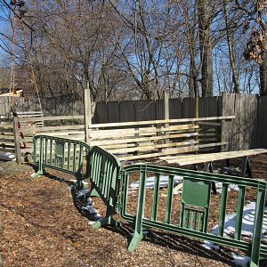 Barn in Wild Prairie Fence Work