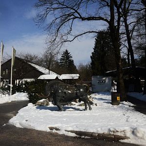 Main entrance at Ljubljana Zoo, 07/03/18