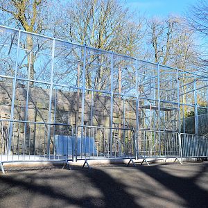 New aviary under construction