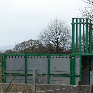 Travel crate in Rhino yard