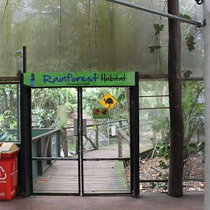 Rainforest Habitat entrance