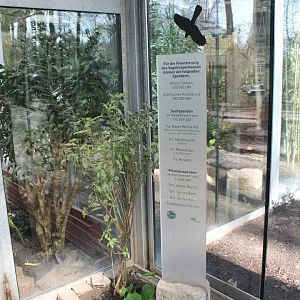 Donation-sign for the renovation