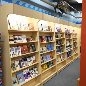 books in gift shop