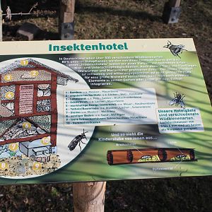 Info-sign Insect-hotel