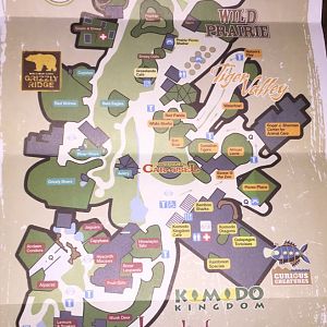 Akron Zoo Spring/Summer 2018 Map