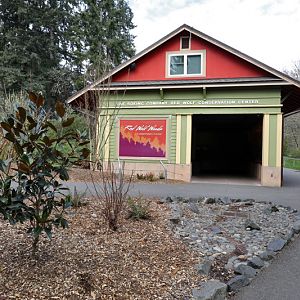 Red Wolf education building