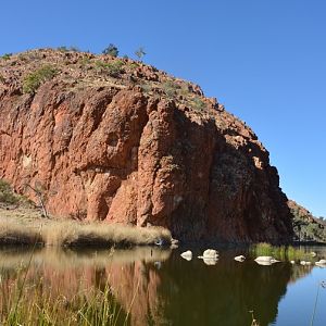 Finke river. (Possibly the oldest unchanged river in the world)