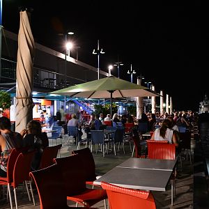 Outdoor dining. Darwin wharf.  NT