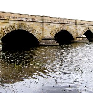 Convict built bridge.  Tasmania
