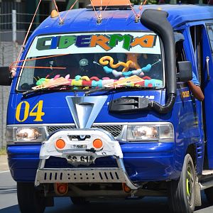 Typical bus.  Timor Leste