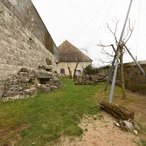 Rock wallaby enclosure
