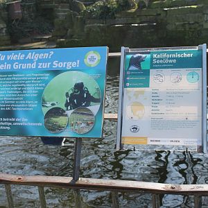 Californian see-lion sign