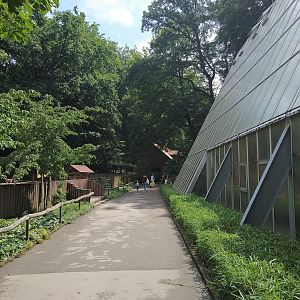 Outside the Tropical Building