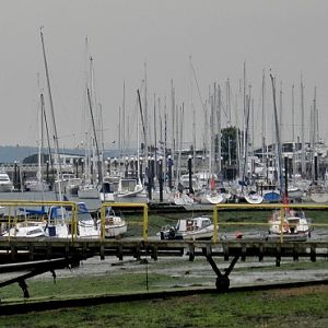 Boats at Hamble.  UK.