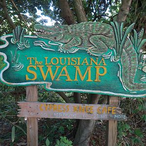 Louisiana Swamp - Entrance Sign