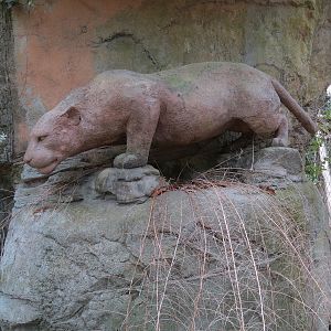 Asian Domain - Amur Leopard Statue