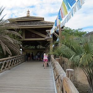 Asian Domain - Asian Elephant Exhibit Viewing Pavilion