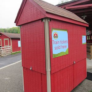 Train Ticket Cart that appeared next to train