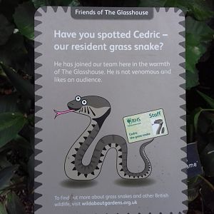 RHS Wisley animal sign