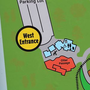 Otter Passage and West Entrance on Map