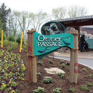 Otter Passage - Entrance Sign
