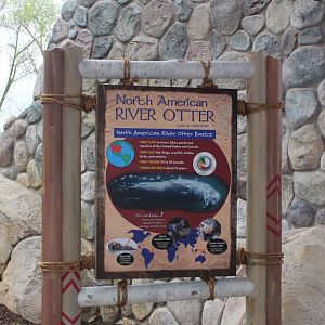 Otter Passage  River Otter Sign