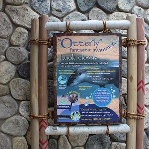 Otter Passage  River Otter Sign