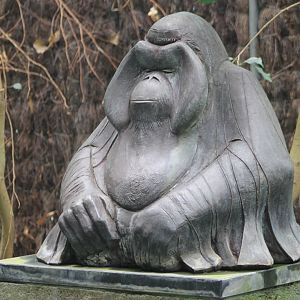 Orangutan-statue