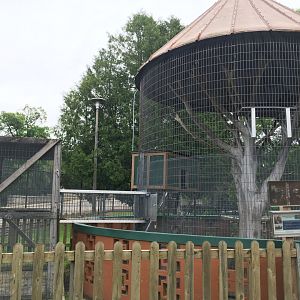 Japanese Macaque exhibit - Menominee Park Zoo