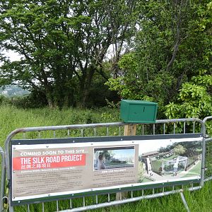 Site of new Snow Leopard enclosure