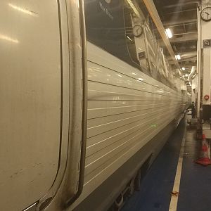 Train on the ferry