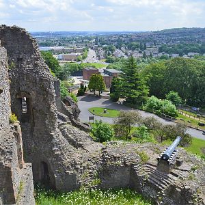 View from top of castle keep