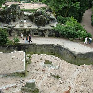 Reverse view of African Panorama at Hagenbecks, Hamburg