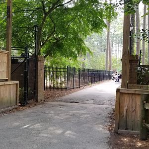 West entrance (from playground)