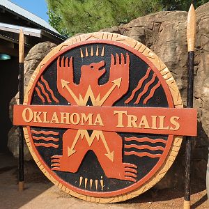 Oklahoma Trails - Entrance Sign